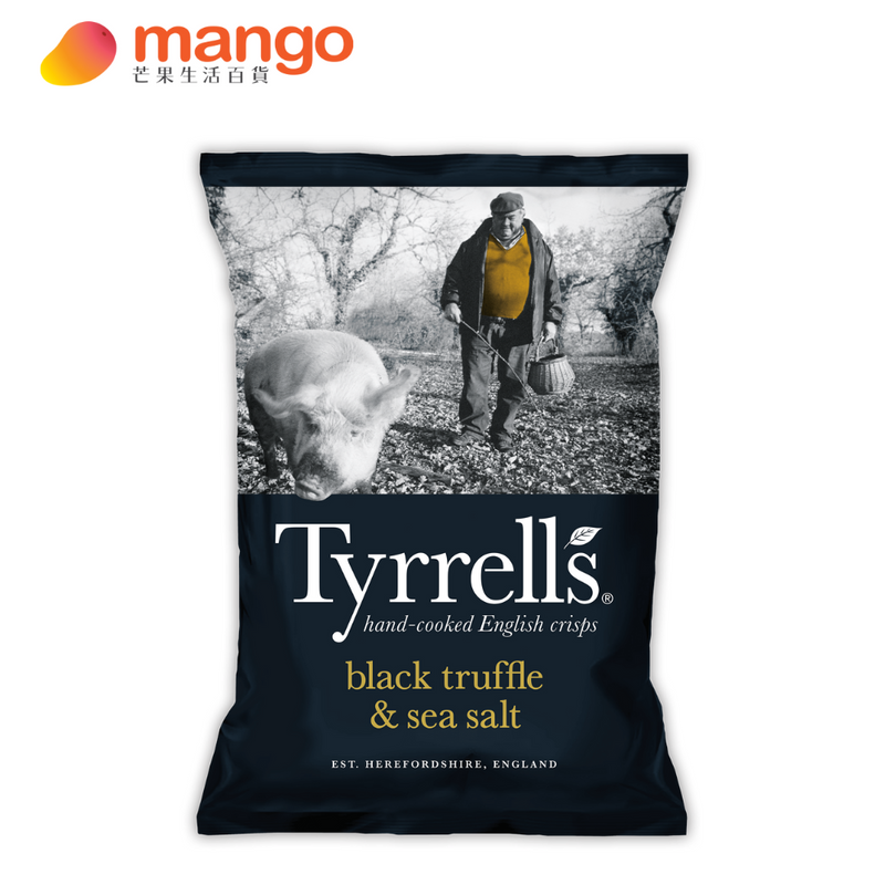 Tyrrells - Black Truffle & Sea Salt Chips 黑松露海鹽味薯片 150g