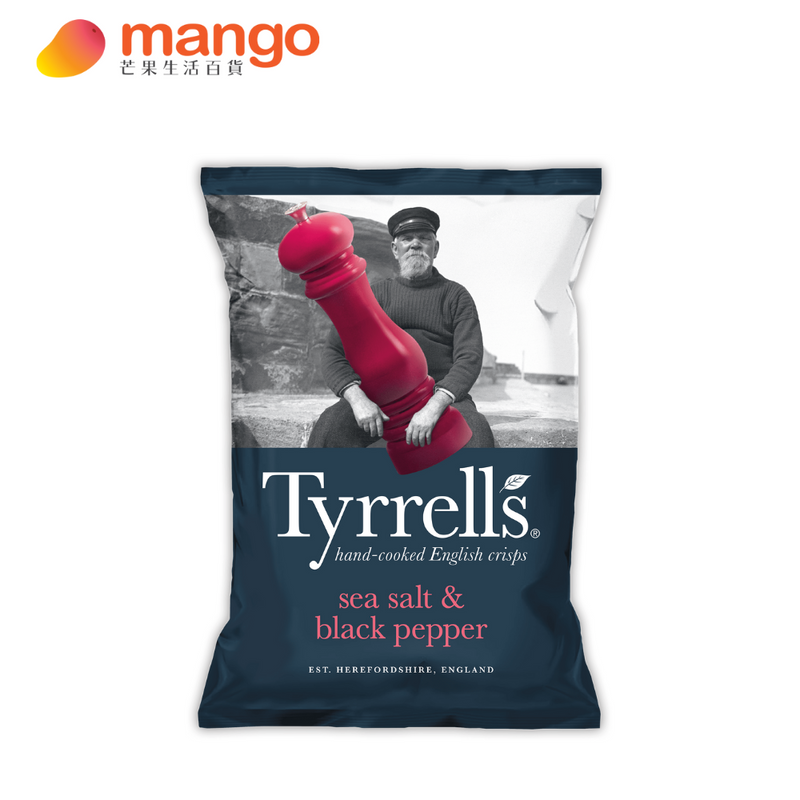 Tyrrells - Sea Salt & Black Pepper Chips 海鹽黑胡椒薯片 40g