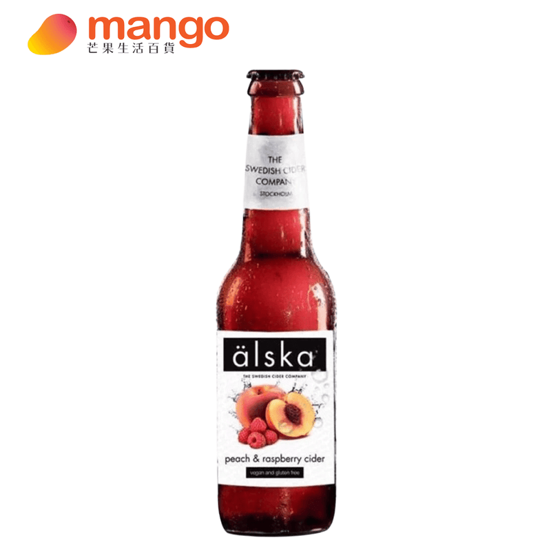 älska - Peach & Raspberry Cider 桃子覆盆子瑞典西打 - 330ml -  Mango Store