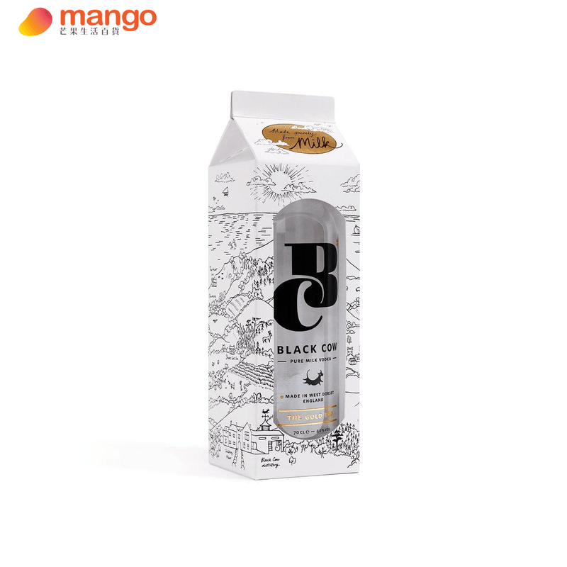Black Cow - Pure Milk Vodka Milk Carton Gift Pack 英國牛奶伏特加牛奶紙盒禮盒裝 700ml -  Mango Store