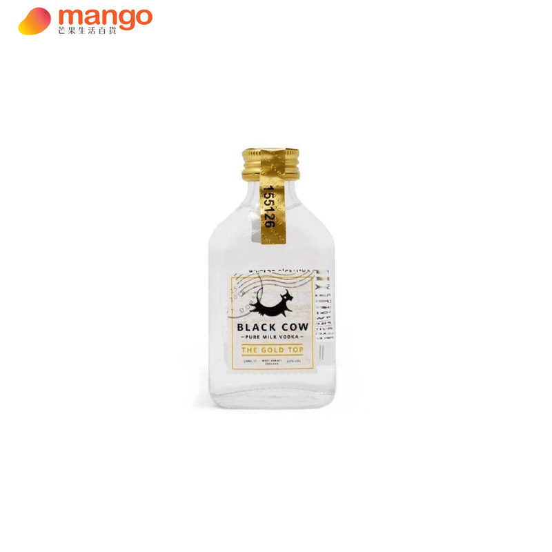 Black Cow - Pure Milk Vodka Traveller Edition 英國牛奶釀製伏特加旅行者版 50ml -  Mango Store