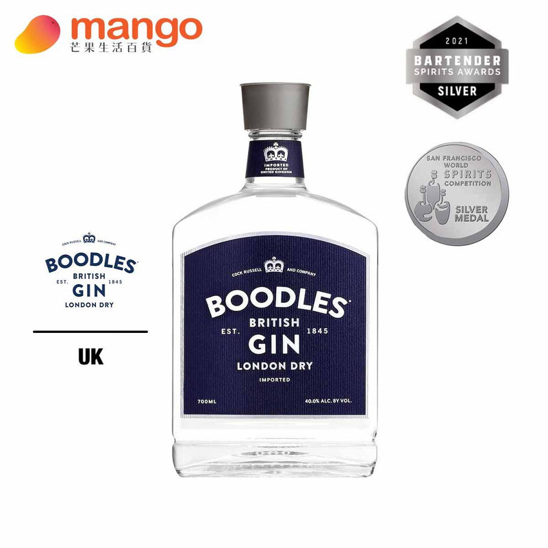 Boodles - British London Dry Gin 英國倫敦乾琴酒 700ml -  Mango Store