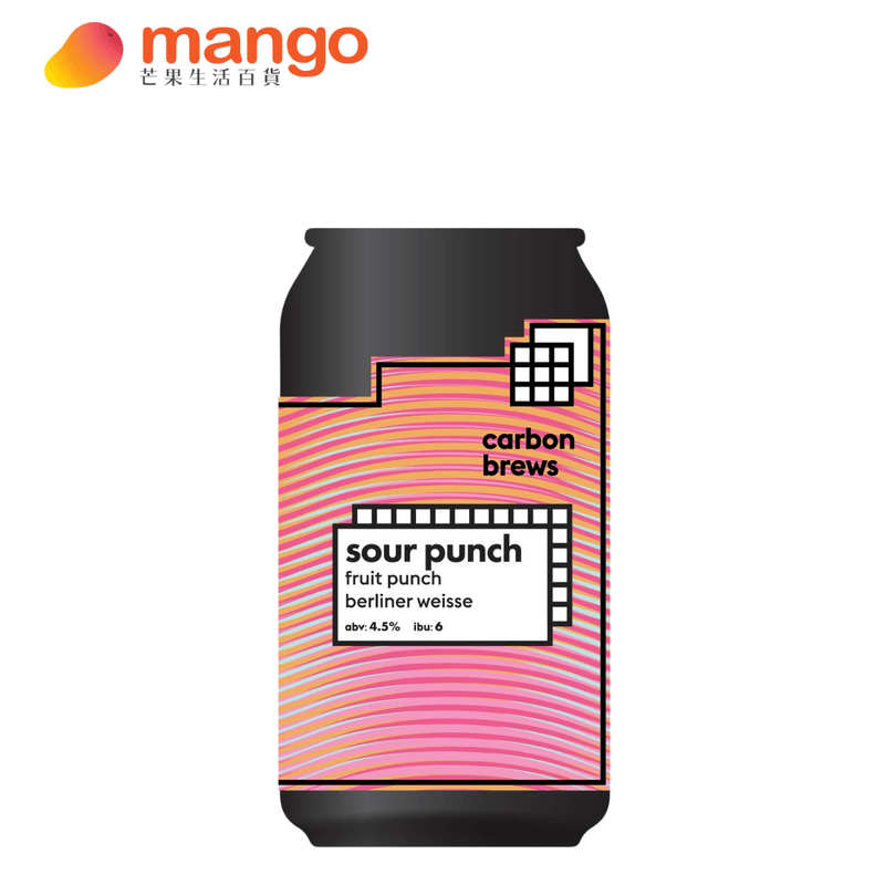Carbon Brews - sour punch香港手工啤酒 330ml -  Mango Store
