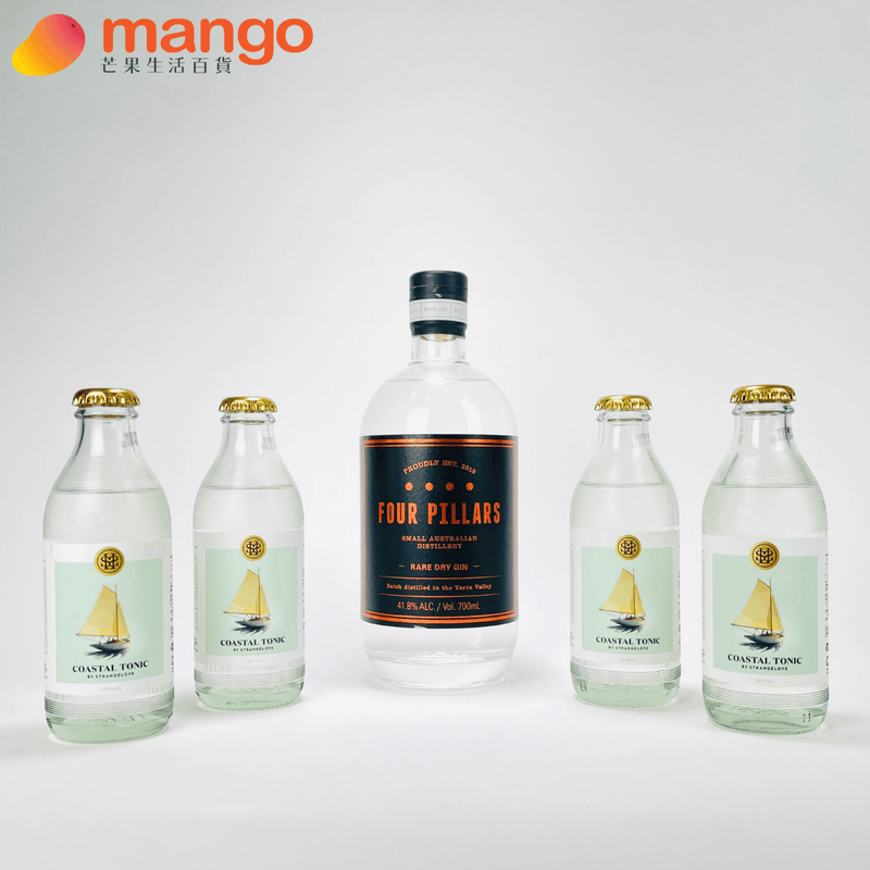 Four Pillars - Rare Dry Australian Gin 澳洲稀有乾琴酒 700ml Gin Tonic Set 精選組合 -  Mango Store