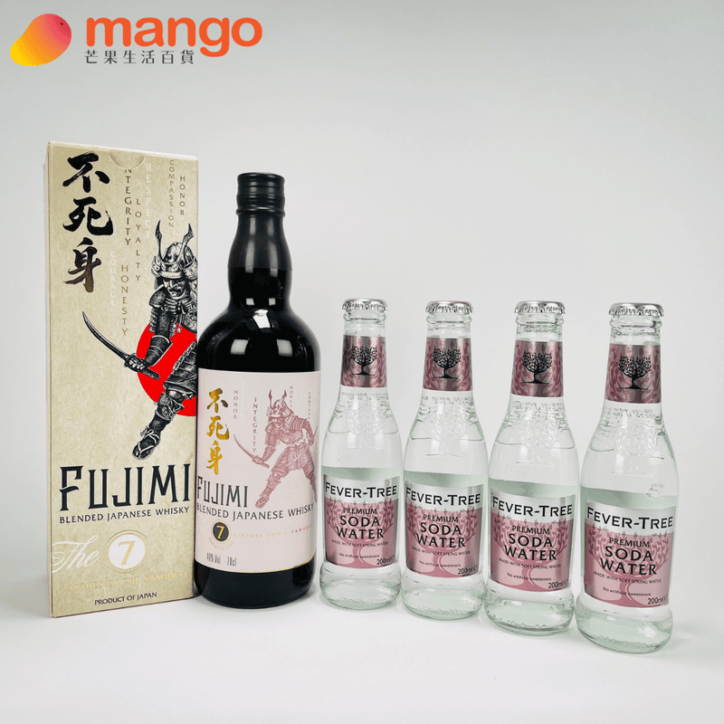 FUJIMI - Blended Japanese Whisky 不死身日本調和威士忌 - 700ml Highball Set 精選組合 -  Mango Store