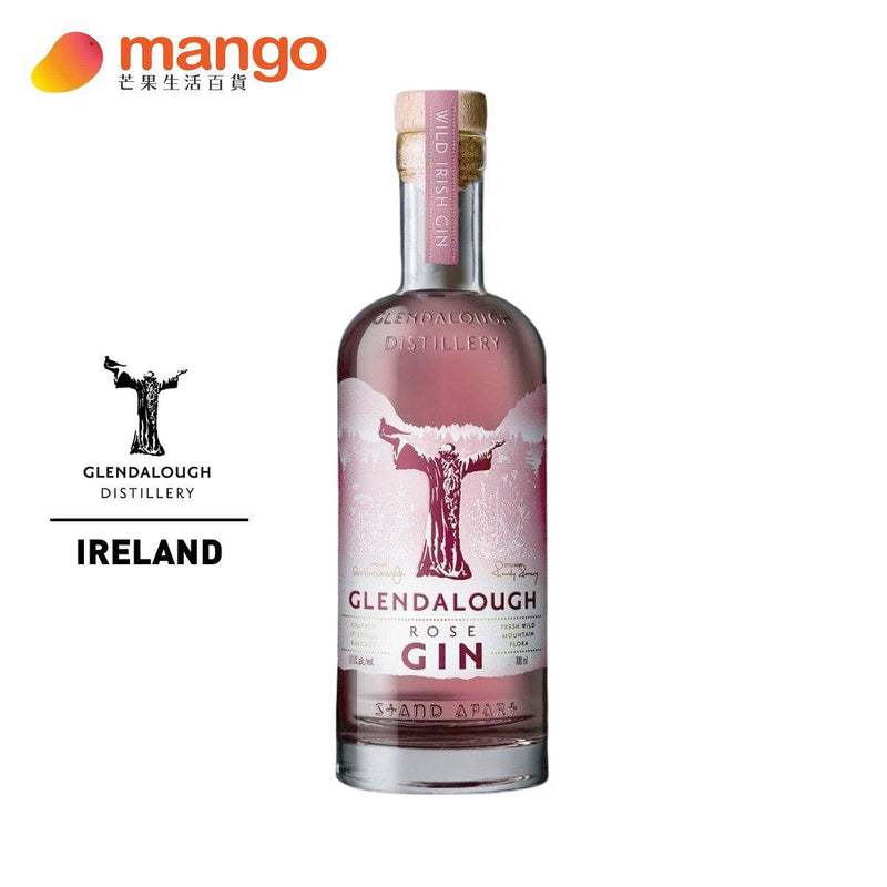 Glendalough 格倫達洛 - Rose Gin 愛爾蘭玫瑰粉紅琴酒 700ml -  Mango Store