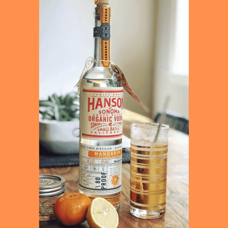 Hanson - Organic Vodka Mandarin 美國柑橘伏特加 - 750ml -  Mango Store