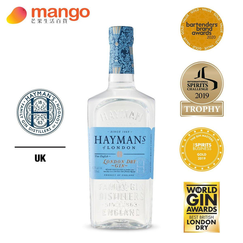 Hayman's海曼 - London Dry Gin 英國倫敦乾琴酒 700ml -  Mango Store
