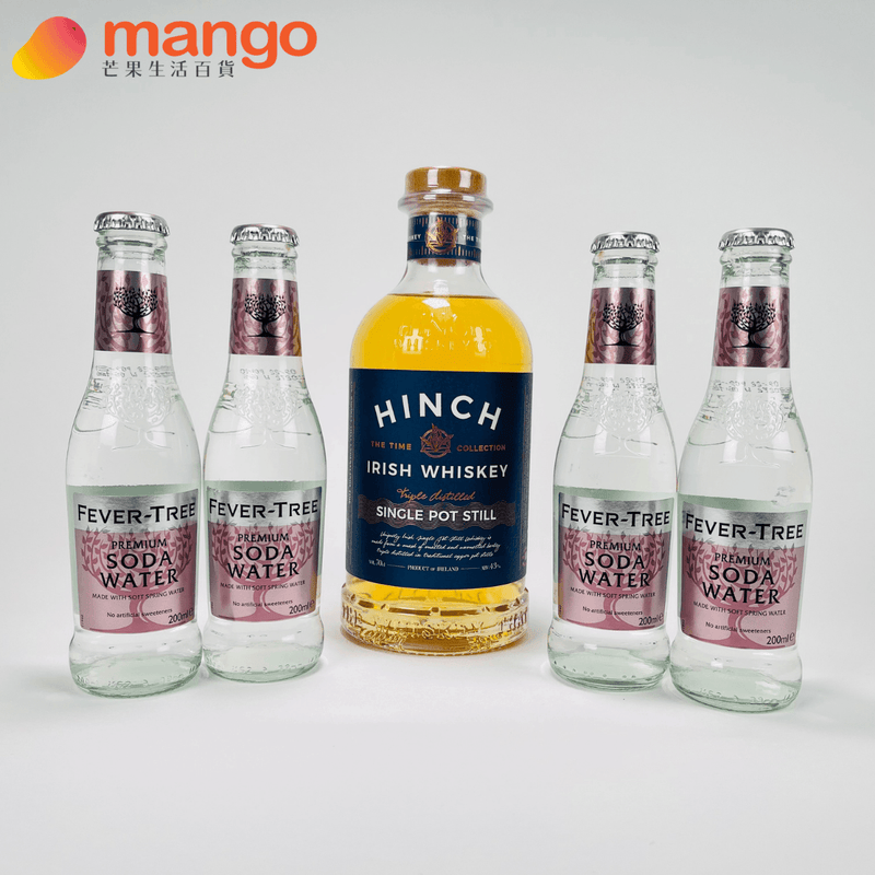 Hinch - Single Pot Still Irish Whiskey 愛爾蘭單一壺式蒸餾威士忌 - 700ml Highball Set 精選組合 -  Mango Store