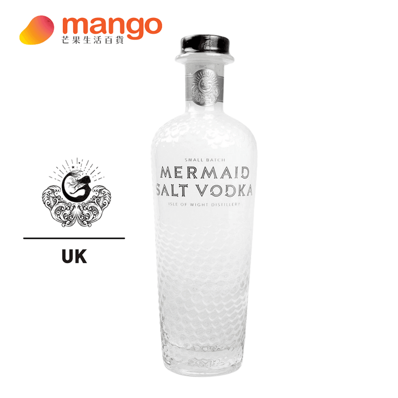Isle of Wight Distillery - Mermaid Salt Vodka 英國美人魚海鹽伏特加 700ml -  Mango Store