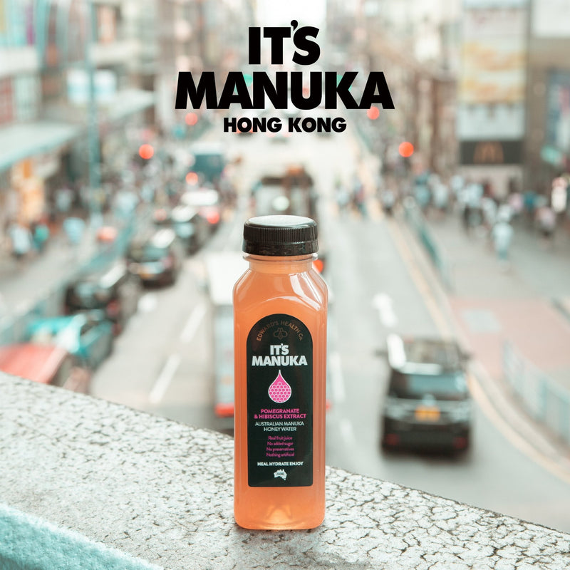 It's Manuka - It's Manuka Pomegranate &  Hibiscus Honey Drink 天然麥盧卡蜜糖飲品(红石榴洛神花) 350ml