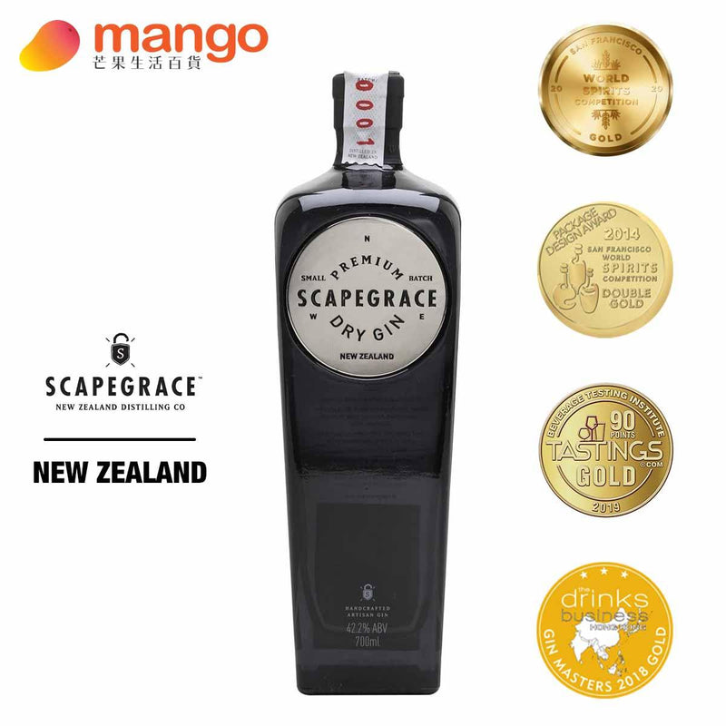 Scapegrace 淘氣鬼 - Classic New Zealand Dry Gin 紐西蘭銀牌經典乾琴酒 700ml -  Mango Store