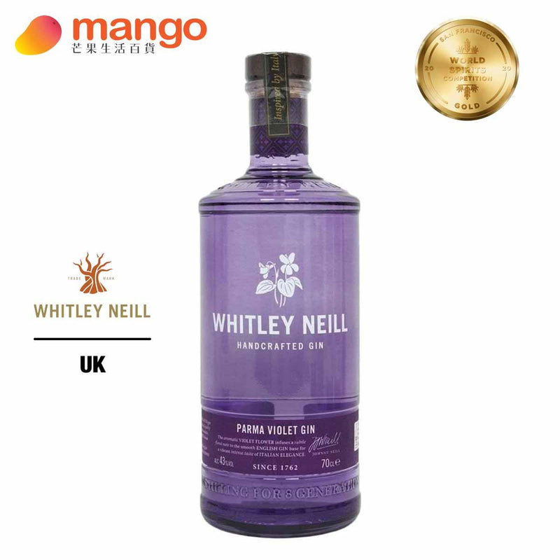 Whitley Neill 惠特利尼爾 - Parma Violet Gin 英國紫羅蘭琴酒 700ml -  Mango Store