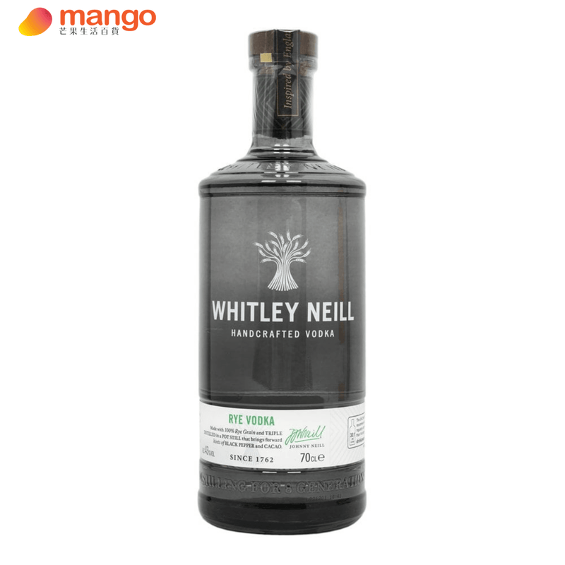 Whitley Neill - Rye Vodka 英國黑麥伏特加 700ml -  Mango Store